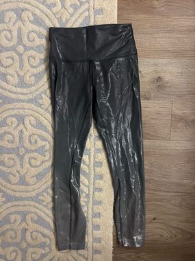 Lululemon Shiny High-Waist Black Leggings